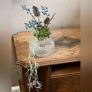 Up cycled vintage oil lamp